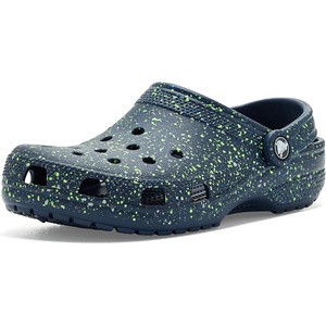 Crocs Unisex-Child Classic Graphic Clog | Casual Shoes(Navy/Multi)