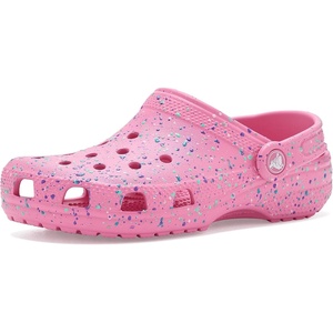 Crocs Unisex-Child Classic Graphic Clog | Casual Shoes(Pink Lemonade/Multi)