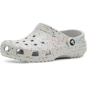 Crocs Unisex-Child Classic Watercolor Marbled Clog(Atmosphere/Multi Glow Splatter)