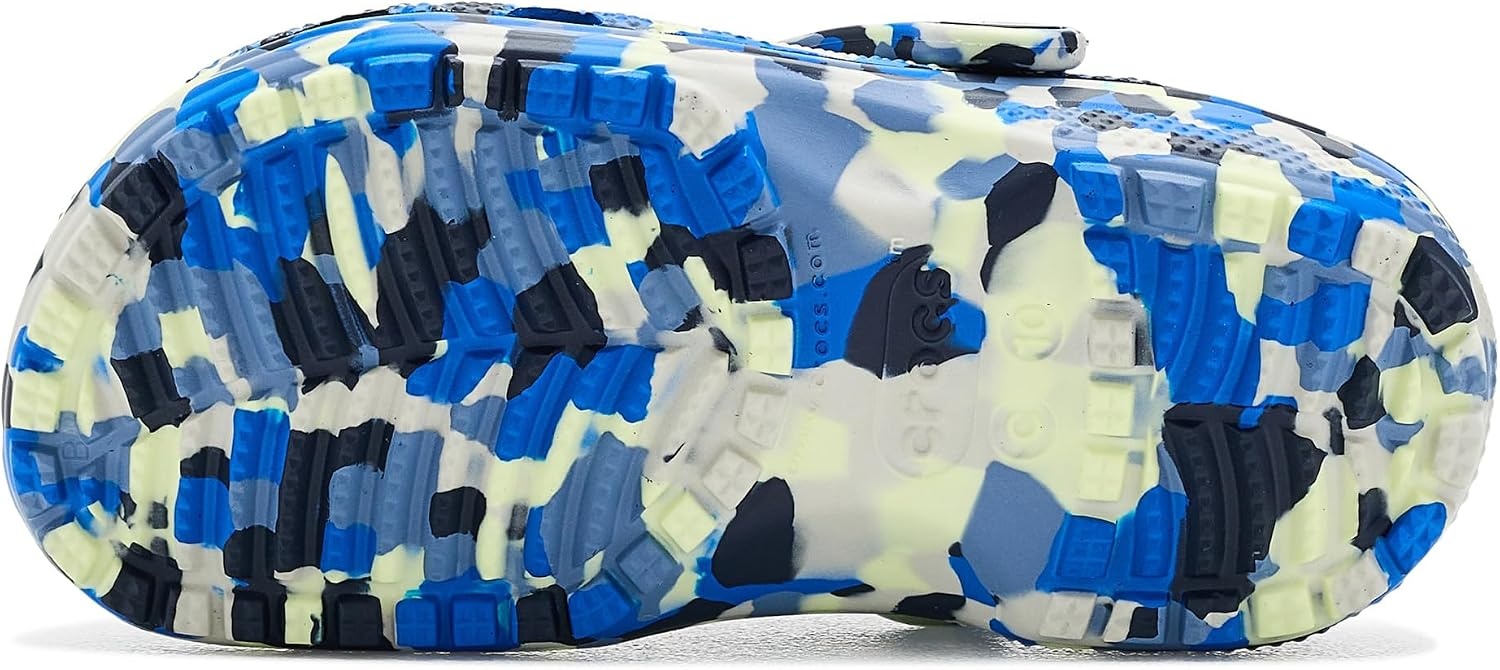 image:imageCrocs UnisexChild Classic Watercolor Marbled ClogGlow LightMulti Confetti