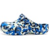 Crocs Unisex-Child Classic Watercolor Marbled Clog(Glow Light/Multi Confetti)