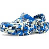 Crocs Unisex-Child Classic Watercolor Marbled Clog(Glow Light/Multi Confetti)