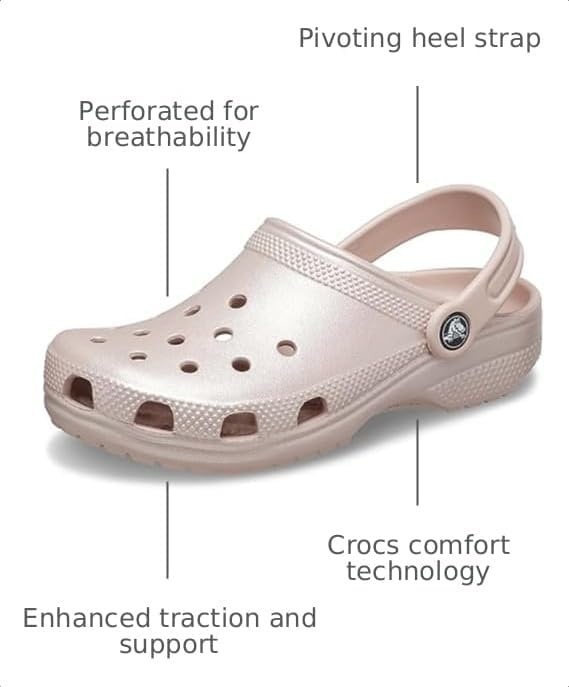 image:imageCrocs Kids Classic ClogsPink ClayShimmer