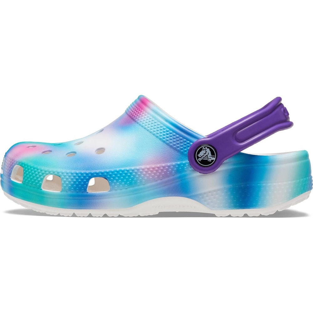 image:imageCrocs Kids Classic Tie Dye ClogsWhiteMulti Solarized