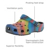 Crocs Kids’ Classic Tie Dye Clogs(Black/Multi Spray Dye)