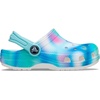 Crocs Kids’ Classic Tie Dye Clogs(Pastel Solar Rainbow)