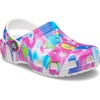 Crocs Kids’ Classic Tie Dye Clogs(Pink/White)