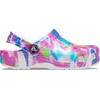 Crocs Kids’ Classic Tie Dye Clogs(Pink/White)