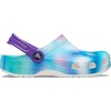 Crocs Kids’ Classic Tie Dye Clogs(White/Multi Solarized)