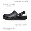 Crocs Unisex-Child Classic Clogs, Black, 4 Big Kid
