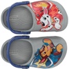 Crocs Unisex-Child Paw Patrol Clogs, Kid and Toddler Shoes(Light Grey/Blue)
