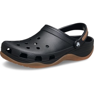 Crocs Unisex Adult Classic EVO Lightweight Comfortable Slip-On Clogs(Black/Gum)