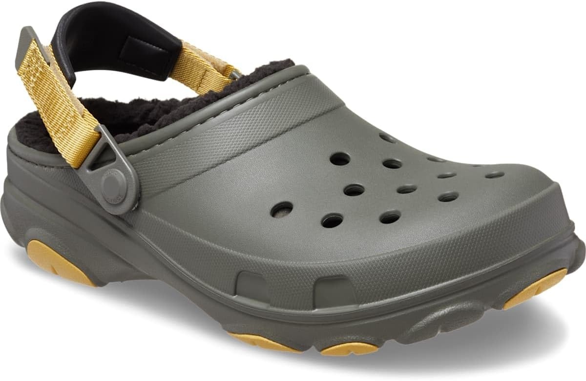 image:imageCrocs UnisexAdult Classic All Terrain Lined Clogs Adjustable Heel StrapGrey