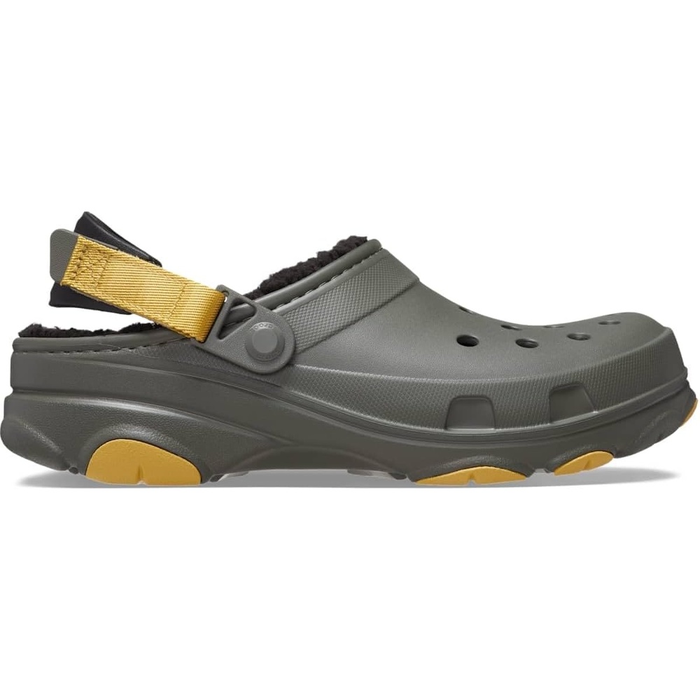 image:imageCrocs UnisexAdult Classic All Terrain Lined Clogs Adjustable Heel StrapGrey