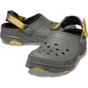 Crocs Unisex-Adult Classic All Terrain Lined Clogs Adjustable Heel Strap(Grey)