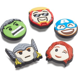 Crocs Jibbitz 5-Pack Marvel Shoe Charms | Jibbitz, Avengers Emojis, One Size