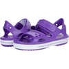 Crocs Kids’ Crocband II Sandals, Neon Purple, 9 Toddler