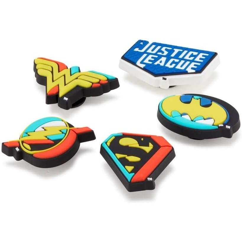 image:imageCrocs Jibbitz 5Pack Superhero Shoe Charms Jibbitz Justice League Small