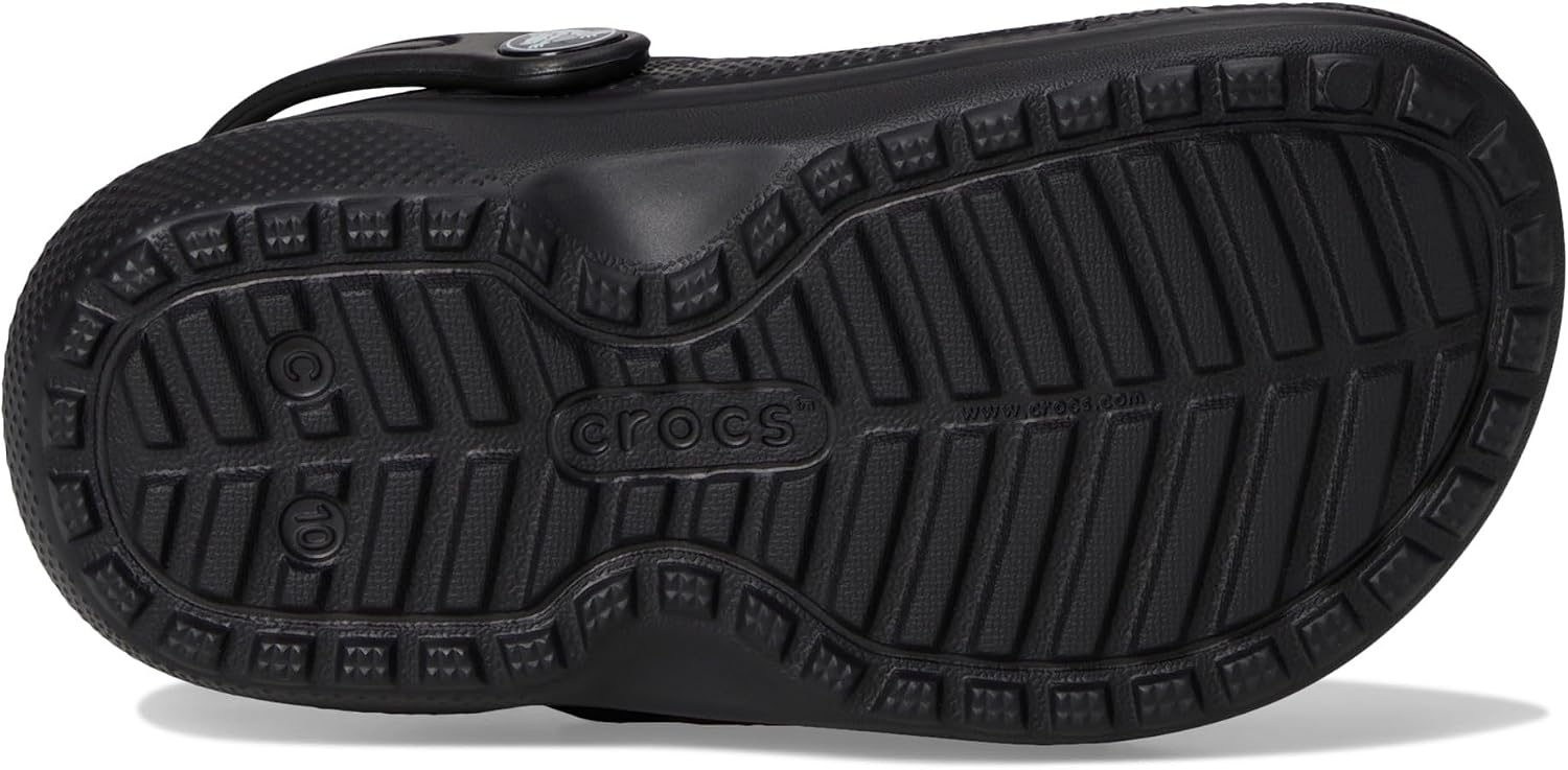 image:imageCrocs Kids Classic Lined Clog Buffalo PlaidBlackVarsity Red 10 Toddler