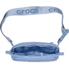 Crocs Classic Belt Waist Bag, Customizable Fanny Pack, Personalize with Jibbitz Charms, Black, One Size(Blue Haze)