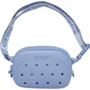 Crocs Classic Belt Waist Bag, Customizable Fanny Pack, Personalize with Jibbitz Charms, Black, One Size(Blue Haze)