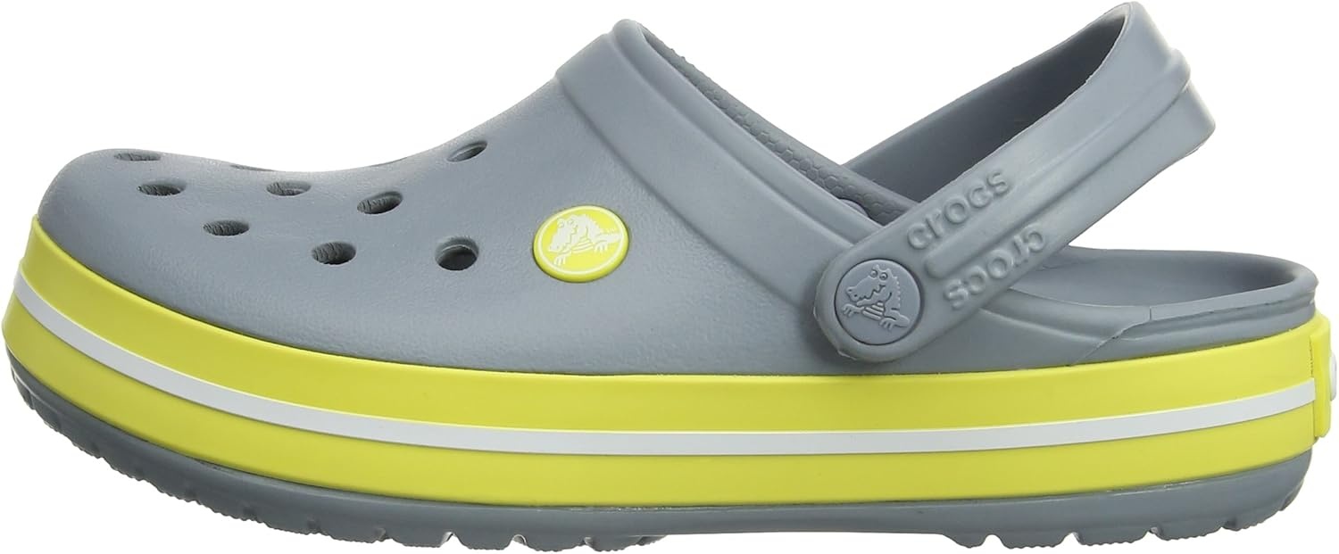 image:imageCrocs Unisex Adult Crocband ClogsConcrete Chartreuse