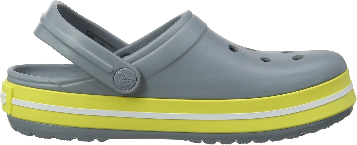 image:imageCrocs Unisex Adult Crocband ClogsConcrete Chartreuse