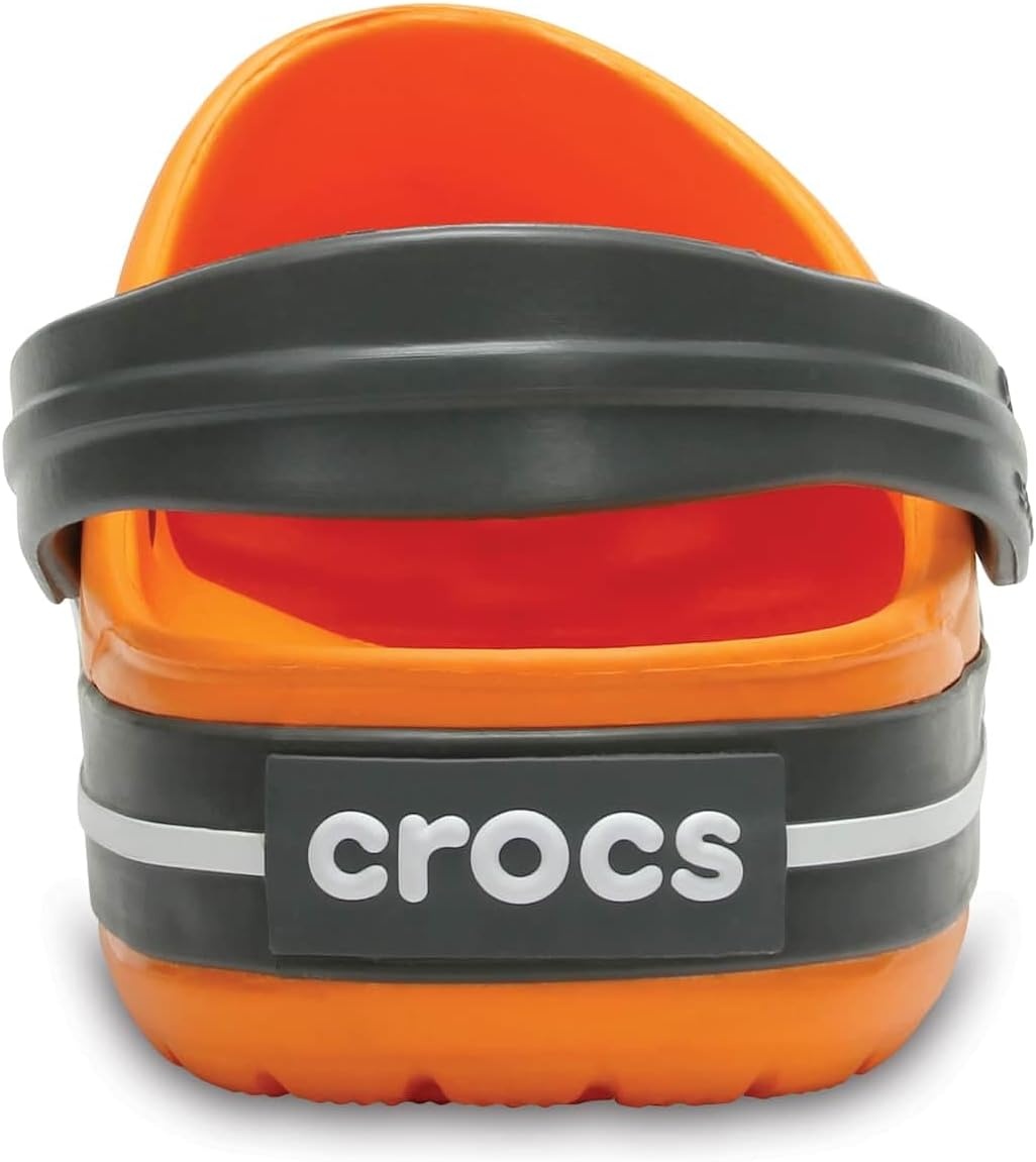 image:imageCrocs Unisex Adult Crocband ClogsOrange Blazing Orange Slate Grey 000