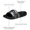 Crocs Men’s All Day Slide Lightweight Slip-On Sandals(Camouflage Black/Grey)