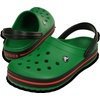 Crocs Unisex Adult Crocband Clogs(Kelly Green Black)