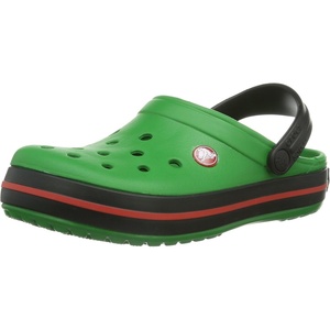 Crocs Unisex Adult Crocband Clogs(Kelly Green Black)