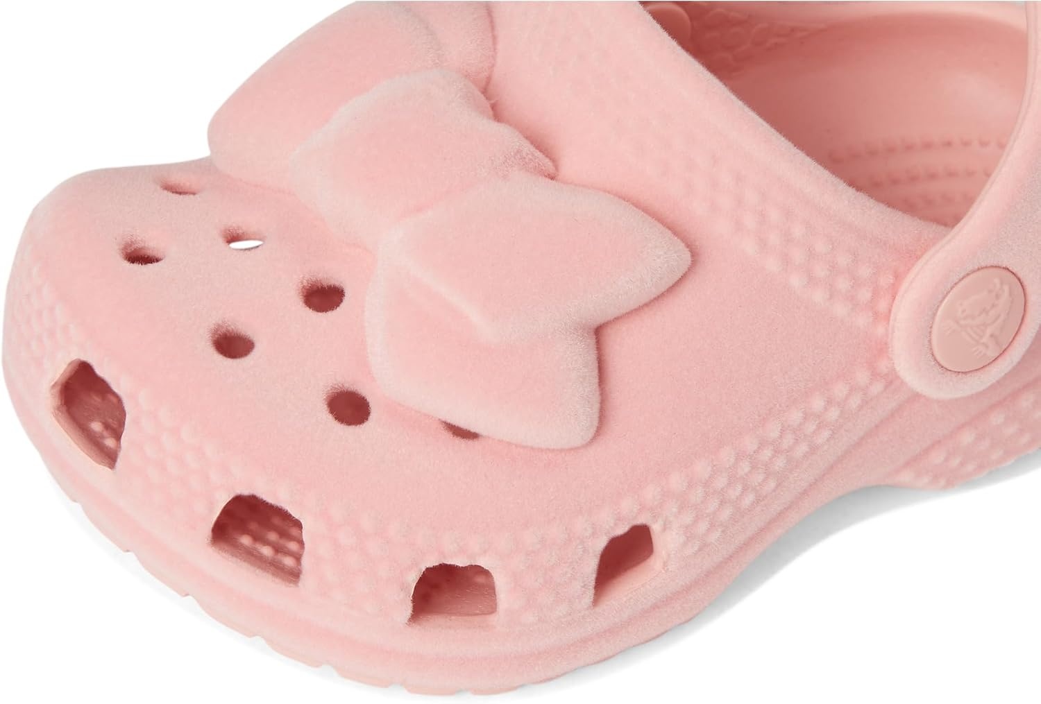 image:imageCrocs Baby Girls Classic Littles ClogsPowder Pink Velvet