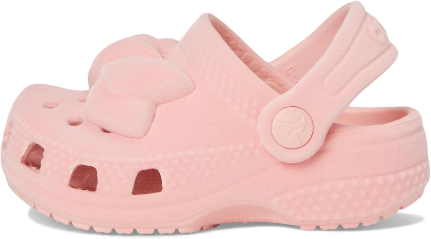 image:imageCrocs Baby Girls Classic Littles ClogsPowder Pink Velvet