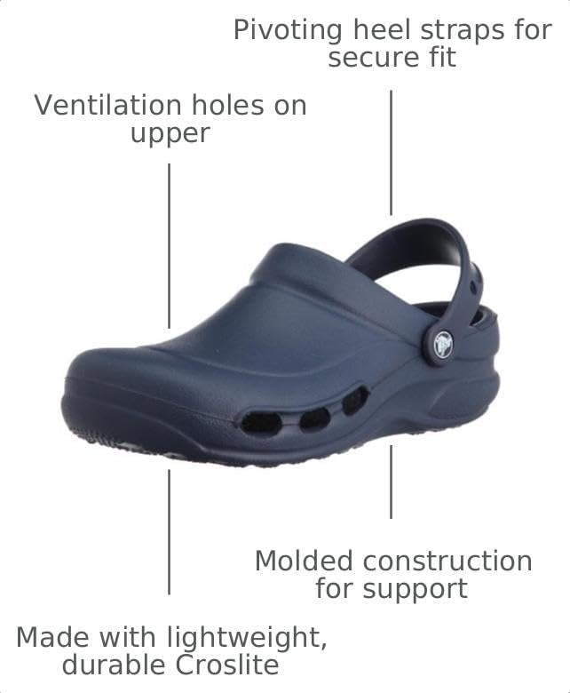 image:imageCrocs Girls Kids Classic Clogs Navy 6 us