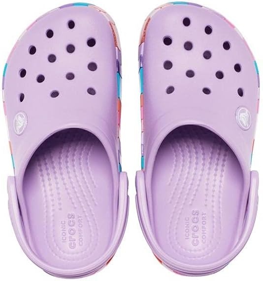 image:imageCrocs Kids Crocband Chevron ClogOrchid