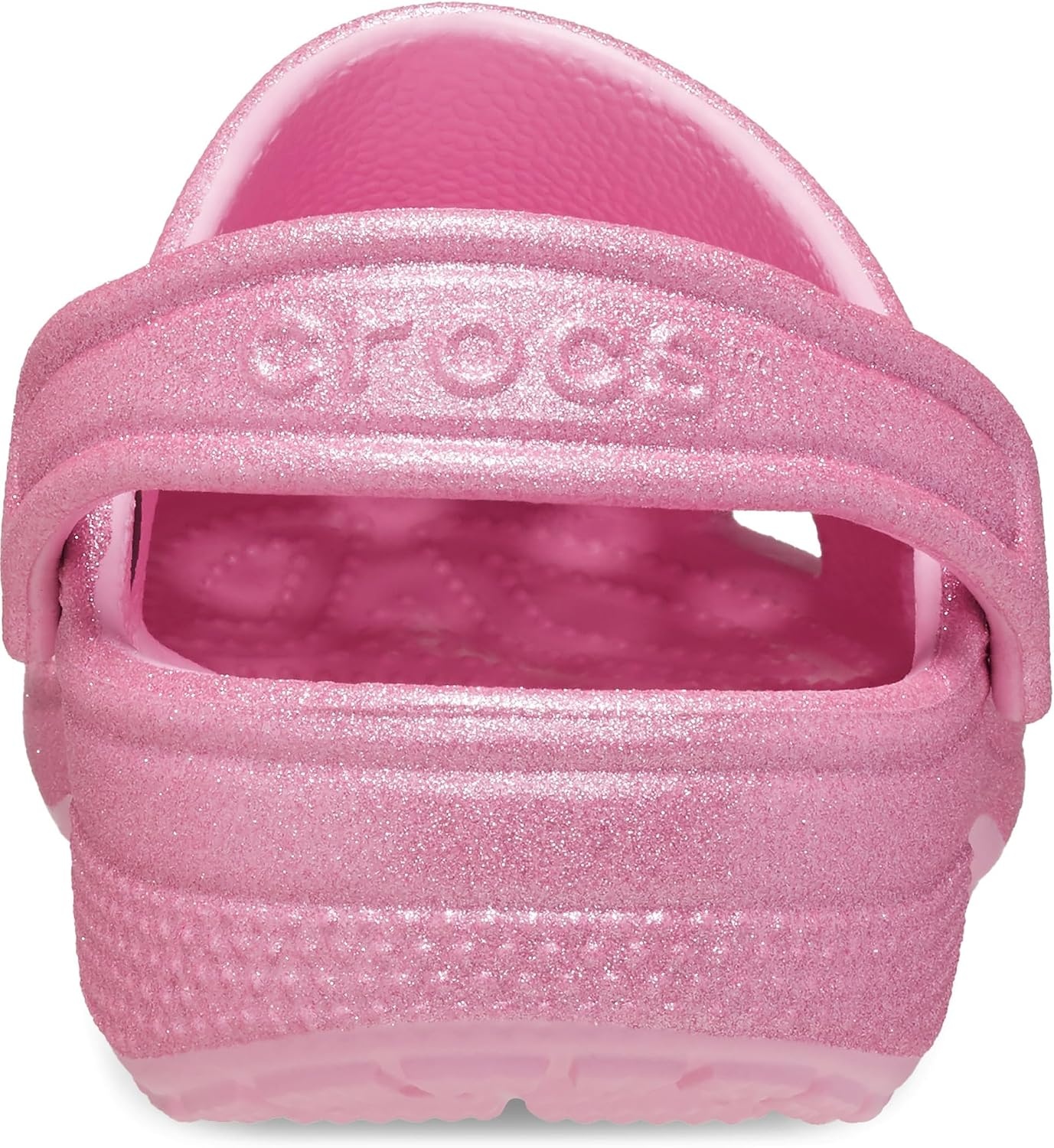 image:imageCrocs UnisexAdult Classic Glitter Clogs Toddler T PTGPink Tweed Glitter