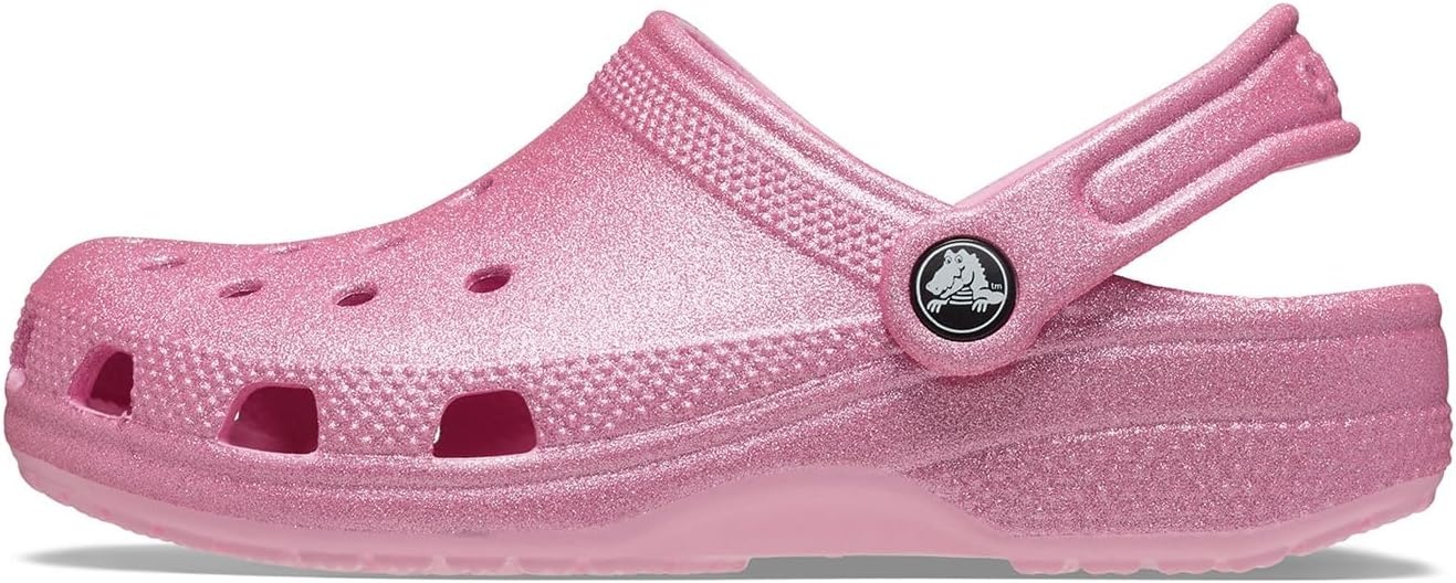 image:imageCrocs UnisexAdult Classic Glitter Clogs Toddler T PTGPink Tweed Glitter