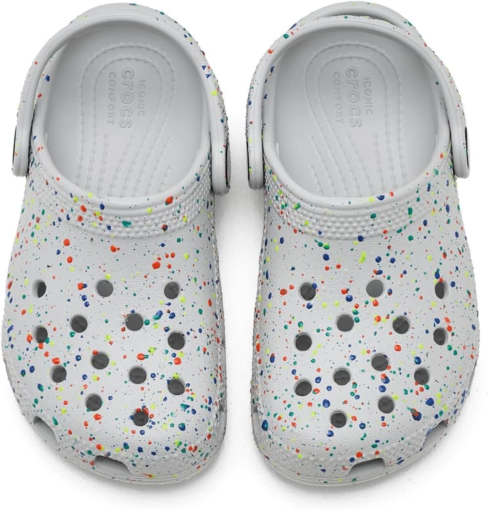 image:imageCrocs UnisexChild Classic Graphic ClogAtmosphereMulti Glow Splatter