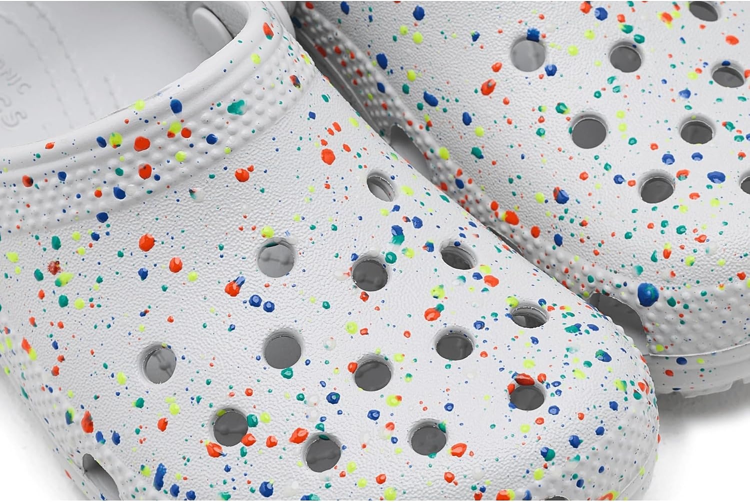 image:imageCrocs UnisexChild Classic Graphic ClogAtmosphereMulti Glow Splatter