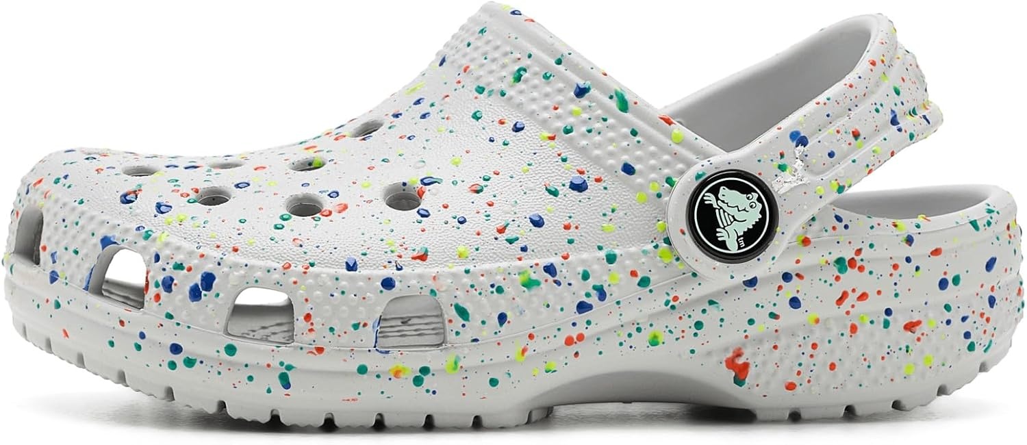 image:imageCrocs UnisexChild Classic Graphic ClogAtmosphereMulti Glow Splatter
