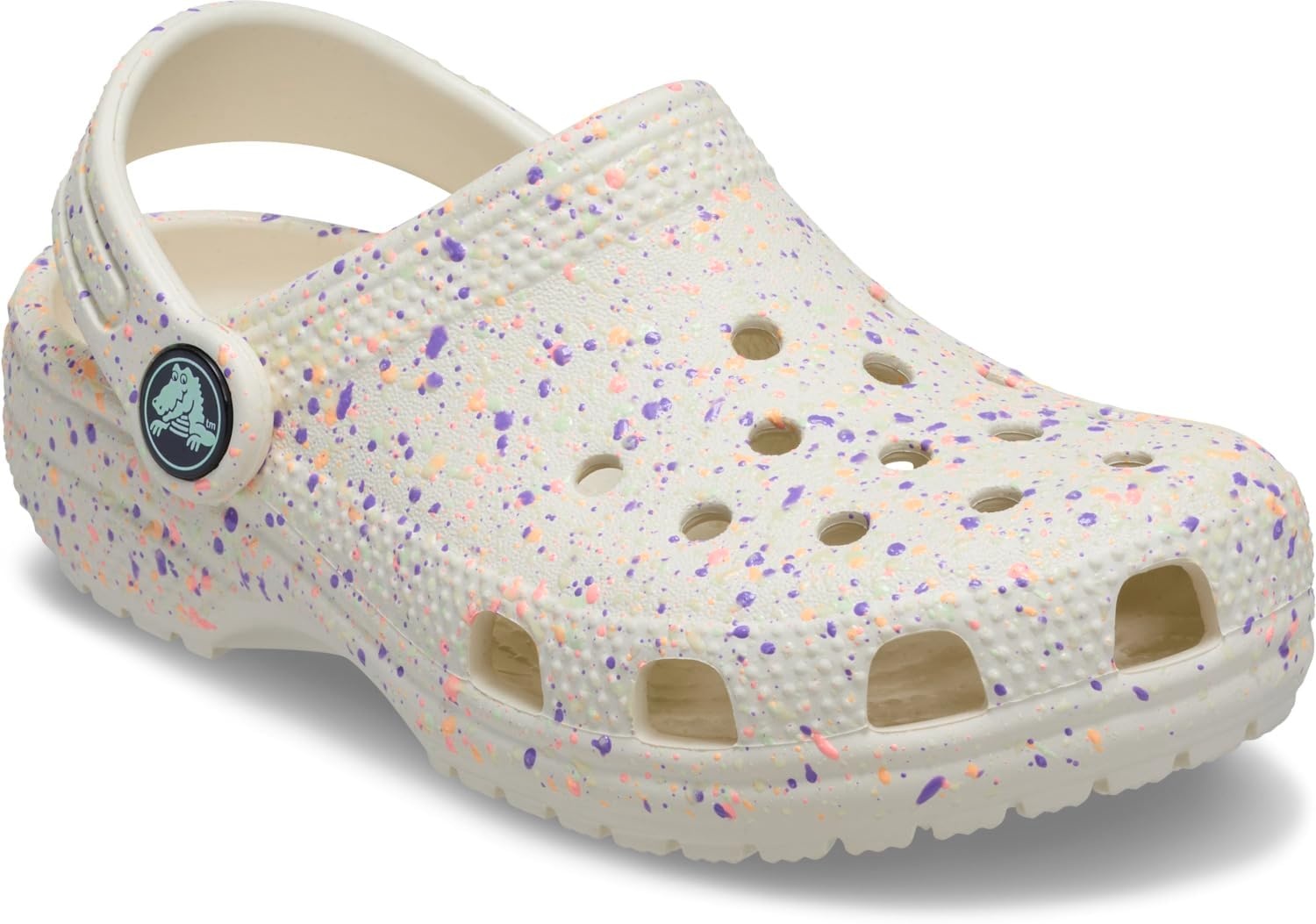 image:imageCrocs UnisexChild Classic Graphic ClogSummit WhiteMulti Glow Splatter