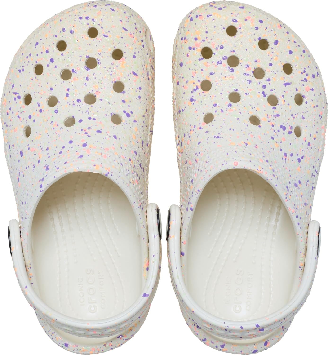 image:imageCrocs UnisexChild Classic Graphic ClogSummit WhiteMulti Glow Splatter