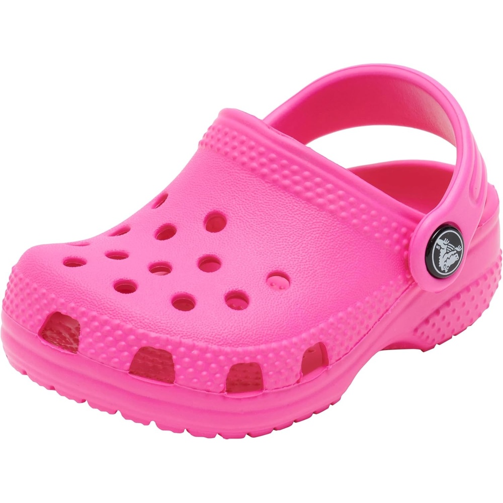 image:imageCrocs Baby Girls Classic Littles ClogsPink Crush