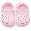 Crocs Baby Girls’ Classic Littles Clogs(Pink Milk)