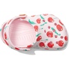 Crocs Baby Girls’ Classic Littles Clogs(Pink Milk/Cherries)