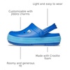 Crocs Kids’ Crocband Chevron Clog(Blue Bolt/Venetian Blue)