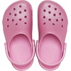 Crocs Unisex-Adult Classic Glitter Clogs (Toddler) T PTG(Pink Tweed Glitter)