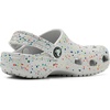 Crocs Unisex-Child Classic Graphic Clog(Atmosphere/Multi Glow Splatter)
