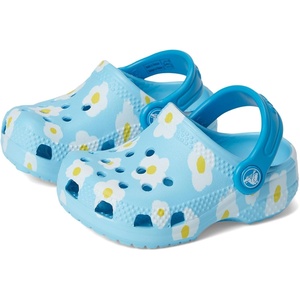 Crocs Baby Girls’ Classic Littles Clogs(Tinted Glass)