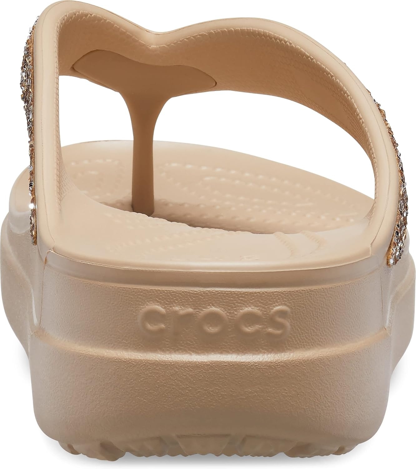 image:imageCrocs womens Sloane Glitter FlipGold Glitter